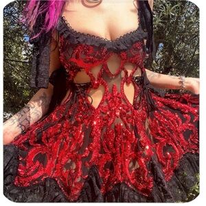 ‘Venom’ baby doll dress